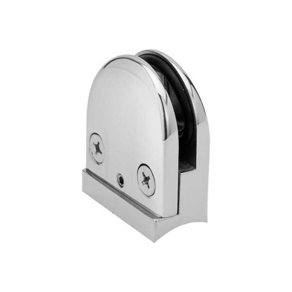 Lavi Industries Lavi Industries, Glass Grip, Radius, for 2" Tubing, Polished Stainless Steel 40-816/2 - main